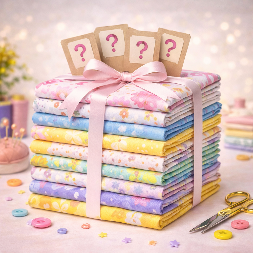 Mystery Fabric Bundle – 10 Fat Quarters