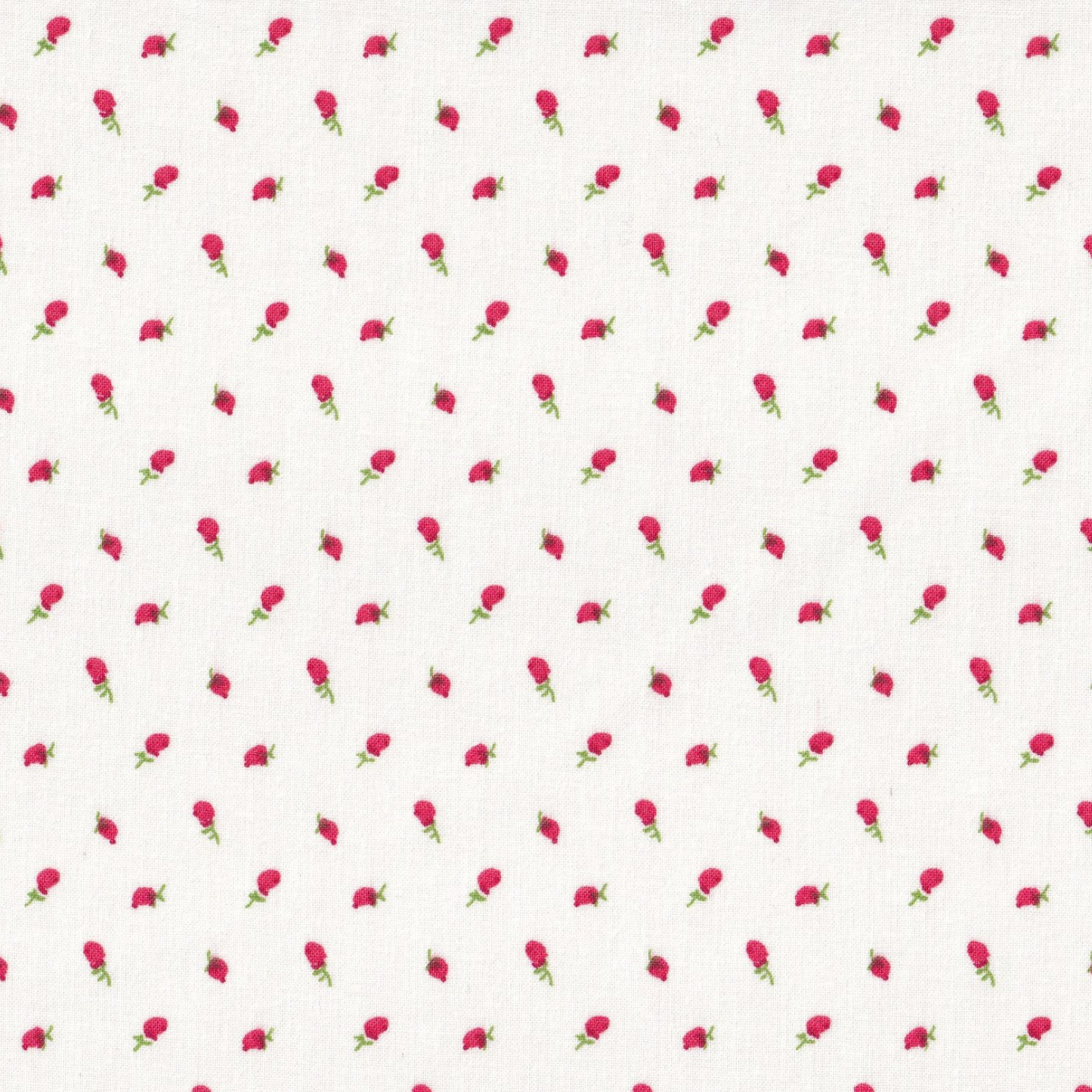 Wildflowers – Red Floral Buds Fabric