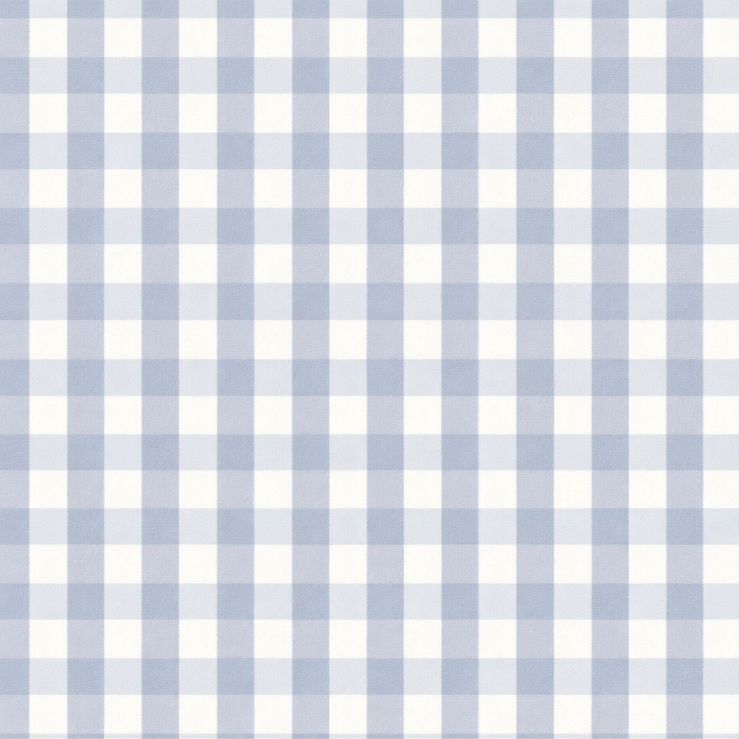 Blue & White Gingham Check Fabric
