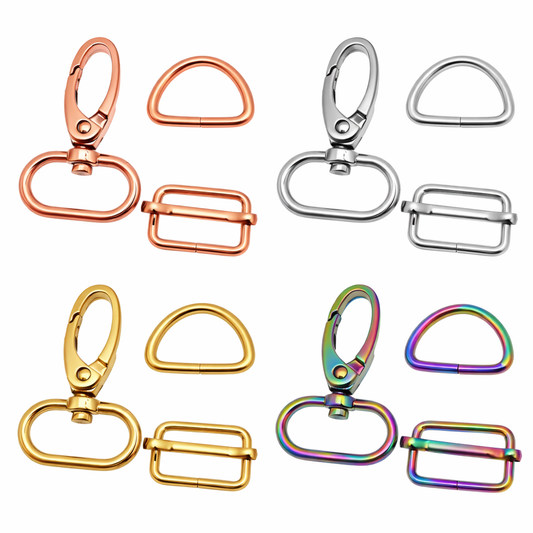 Sewing Hardware Set – Swivel Hook, D-Ring & Slider