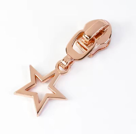 #5 Star Zipper Pull (Fits #5 Nylon Coil Zipper Tape, 1-Pack)