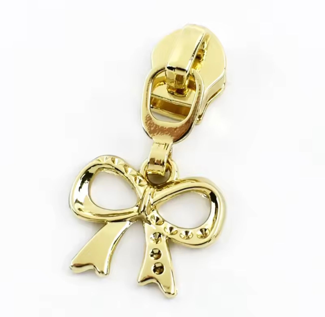 #5 Bow Zipper Pull (Fits #5 Nylon Coil Zipper Tape, 1-Pack)