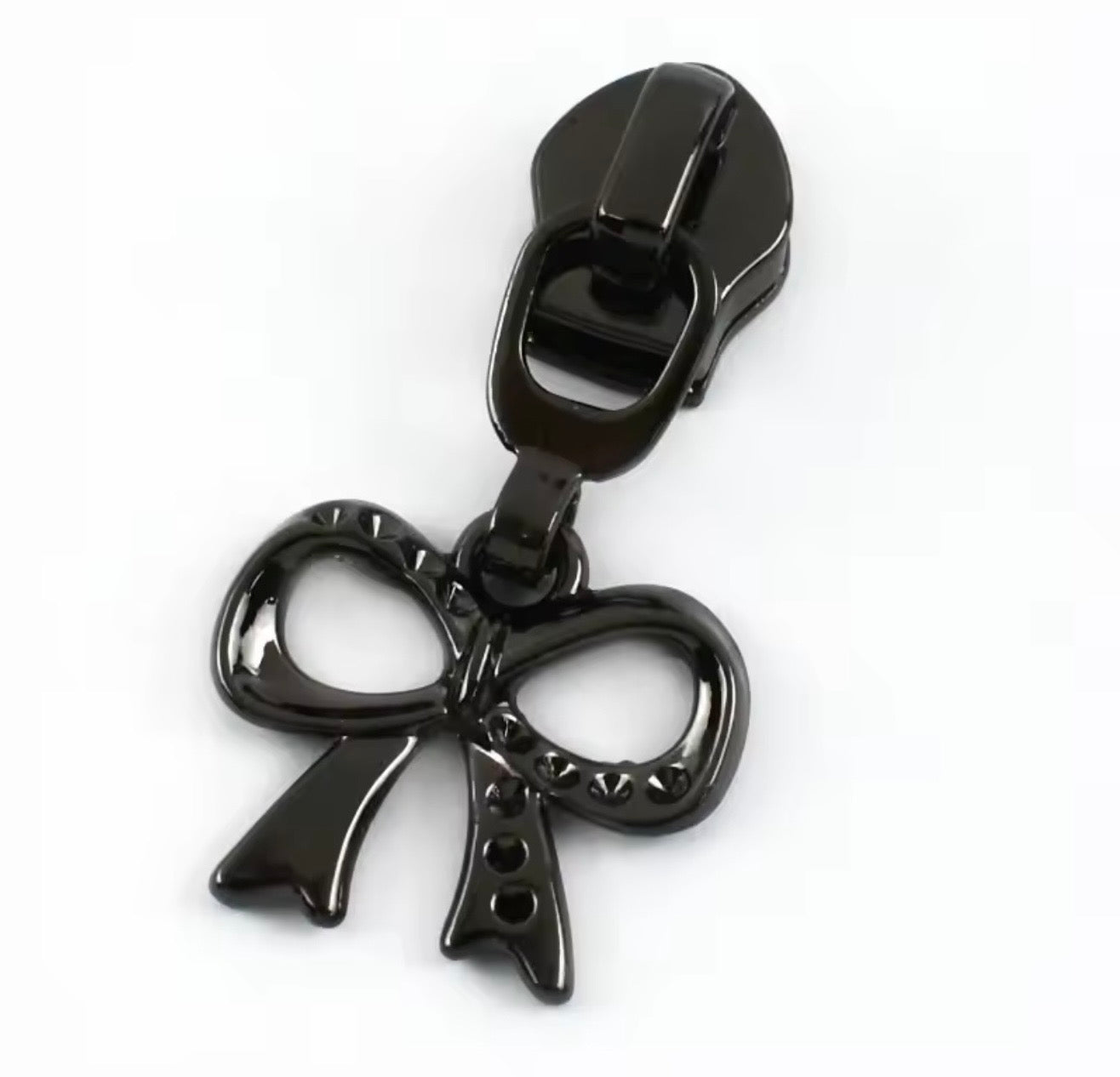 #5 Bow Zipper Pull (Fits #5 Nylon Coil Zipper Tape, 1-Pack)