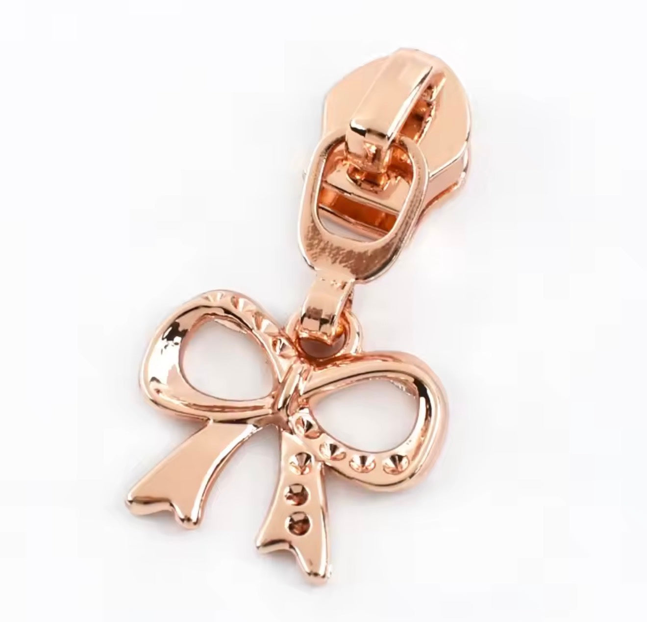 #5 Bow Zipper Pull (Fits #5 Nylon Coil Zipper Tape, 1-Pack)