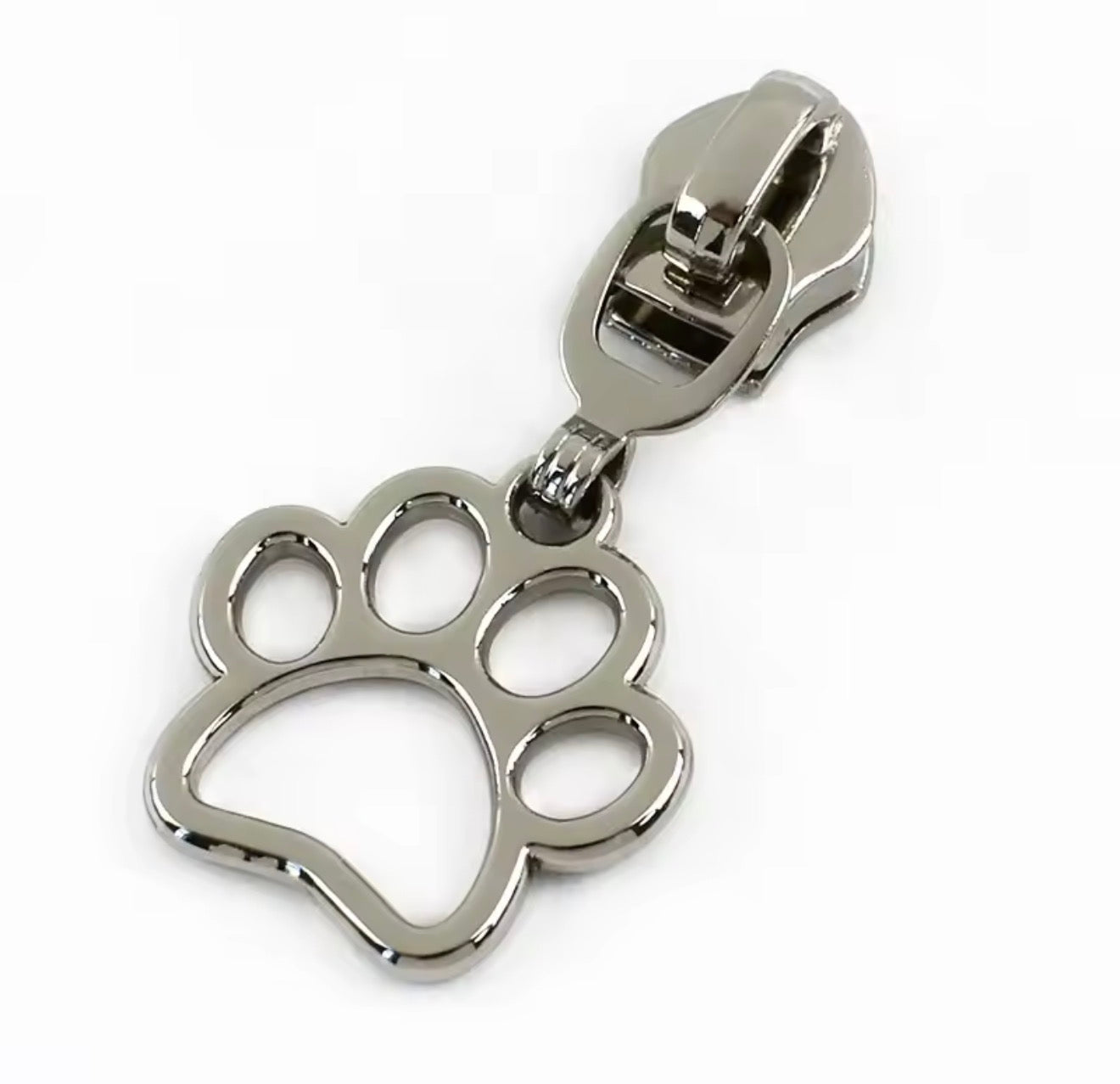 #5 Paw Zipper Pull (Fits #5 Nylon Coil Zipper Tape, 1-Pack)