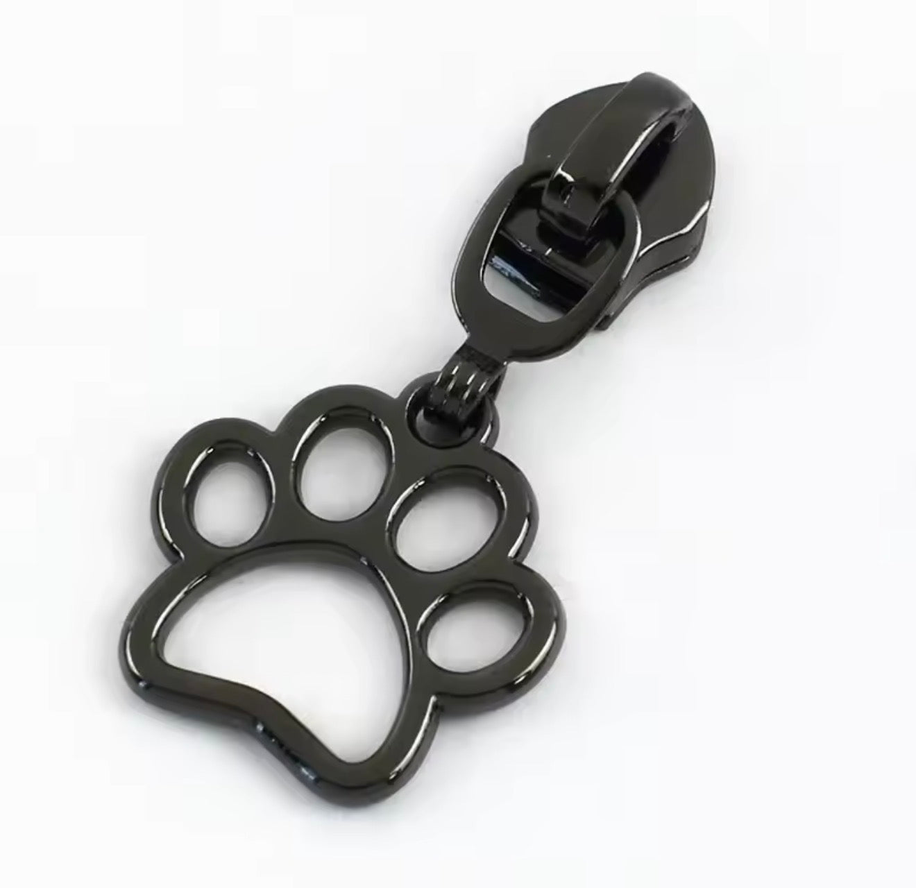 #5 Paw Zipper Pull (Fits #5 Nylon Coil Zipper Tape, 1-Pack)