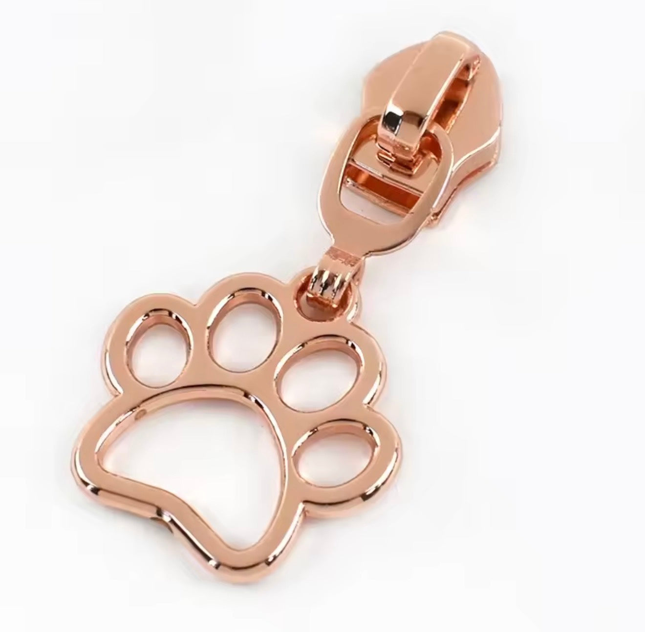 #5 Paw Zipper Pull (Fits #5 Nylon Coil Zipper Tape, 1-Pack)