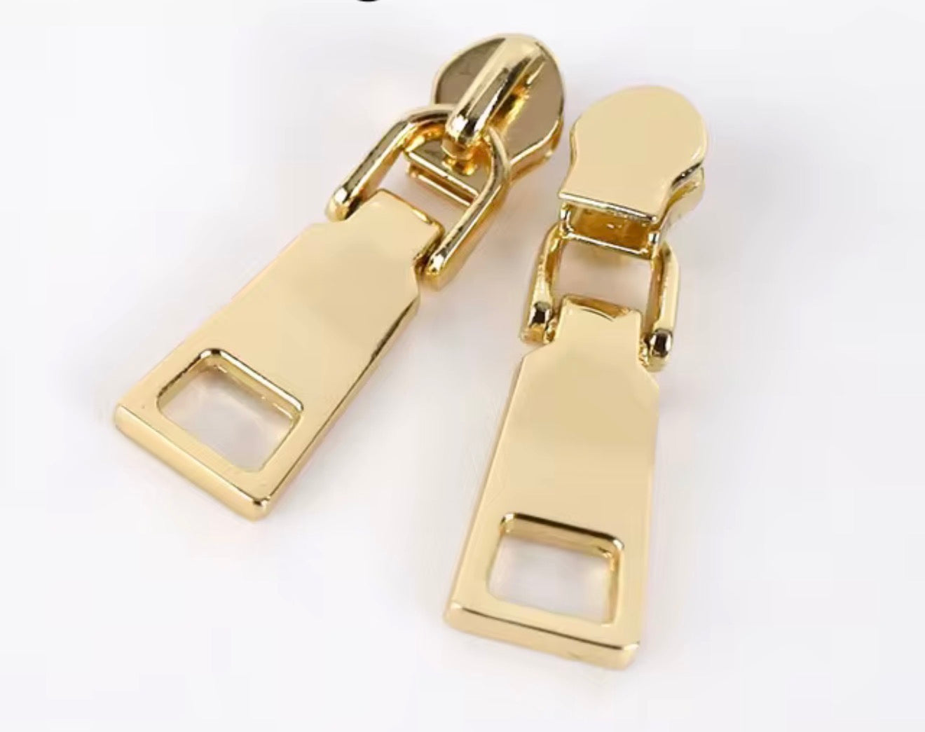 #5 Square Zipper Pull (Fits #5 Nylon Coil Zipper Tape, 1-Pack)