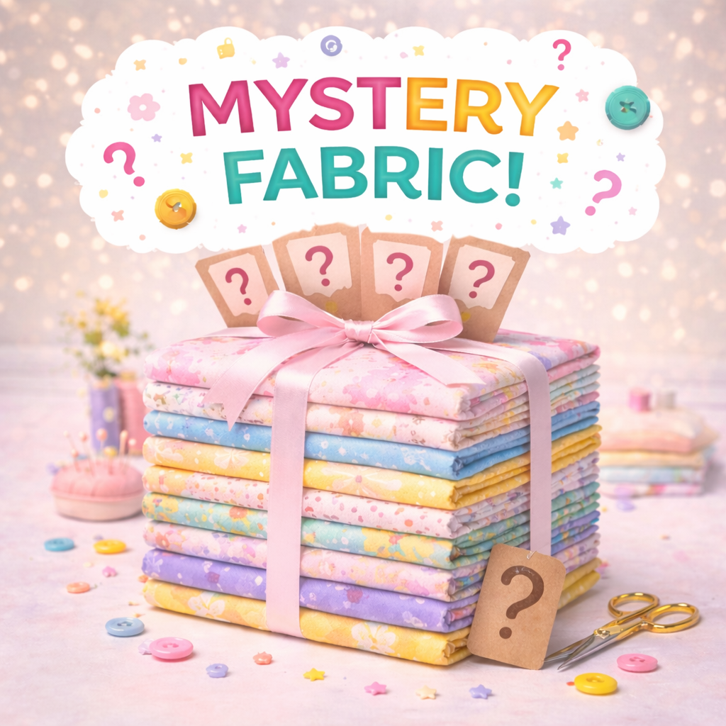 Mystery Fabric Bundle – 10 Fat Quarters