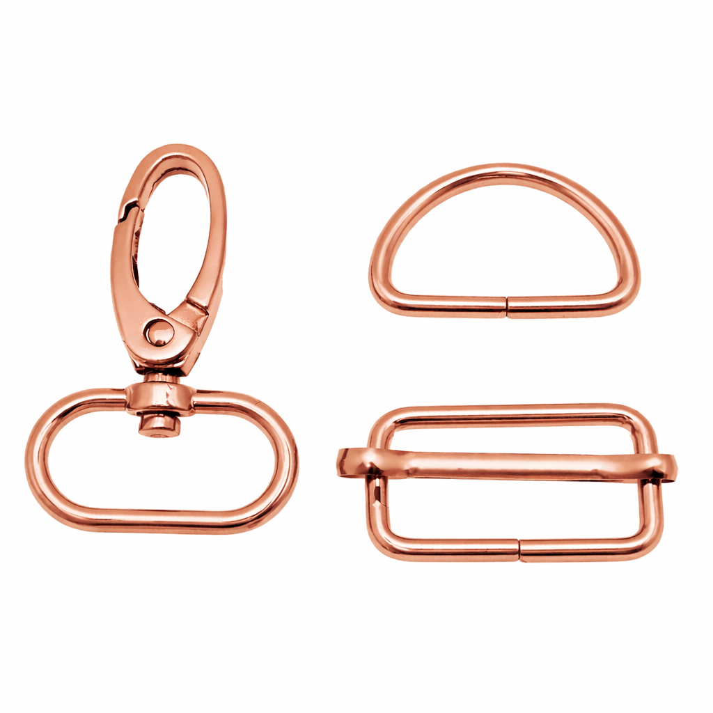 Sewing Hardware Set – Swivel Hook, D-Ring & Slider