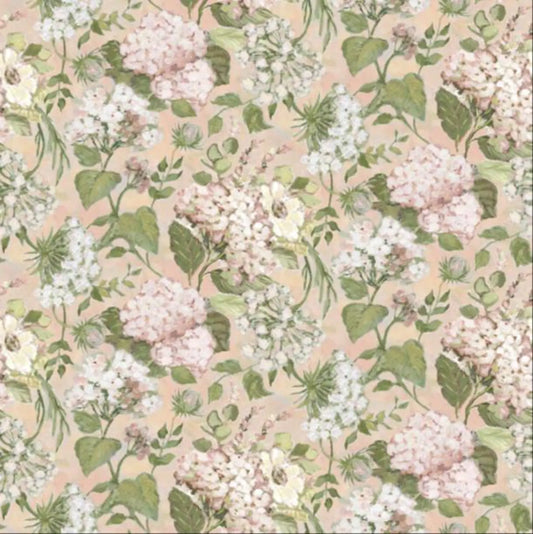 Packed Floral Fabric – Hydrangea Reverie by Springs Creative
