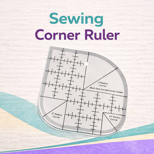 Sewing Corner Ruler- Multi-Radius Template