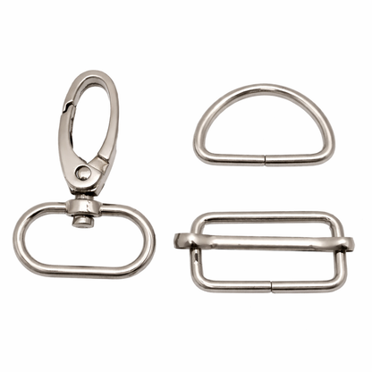 Sewing Hardware Set – Swivel Hook, D-Ring & Slider