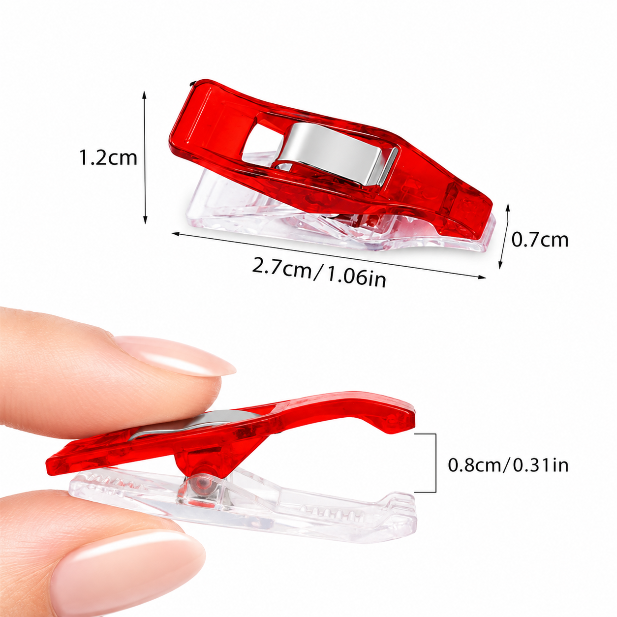 Mini Sewing Clips | Assorted Colors | Quilting & Craft Clips