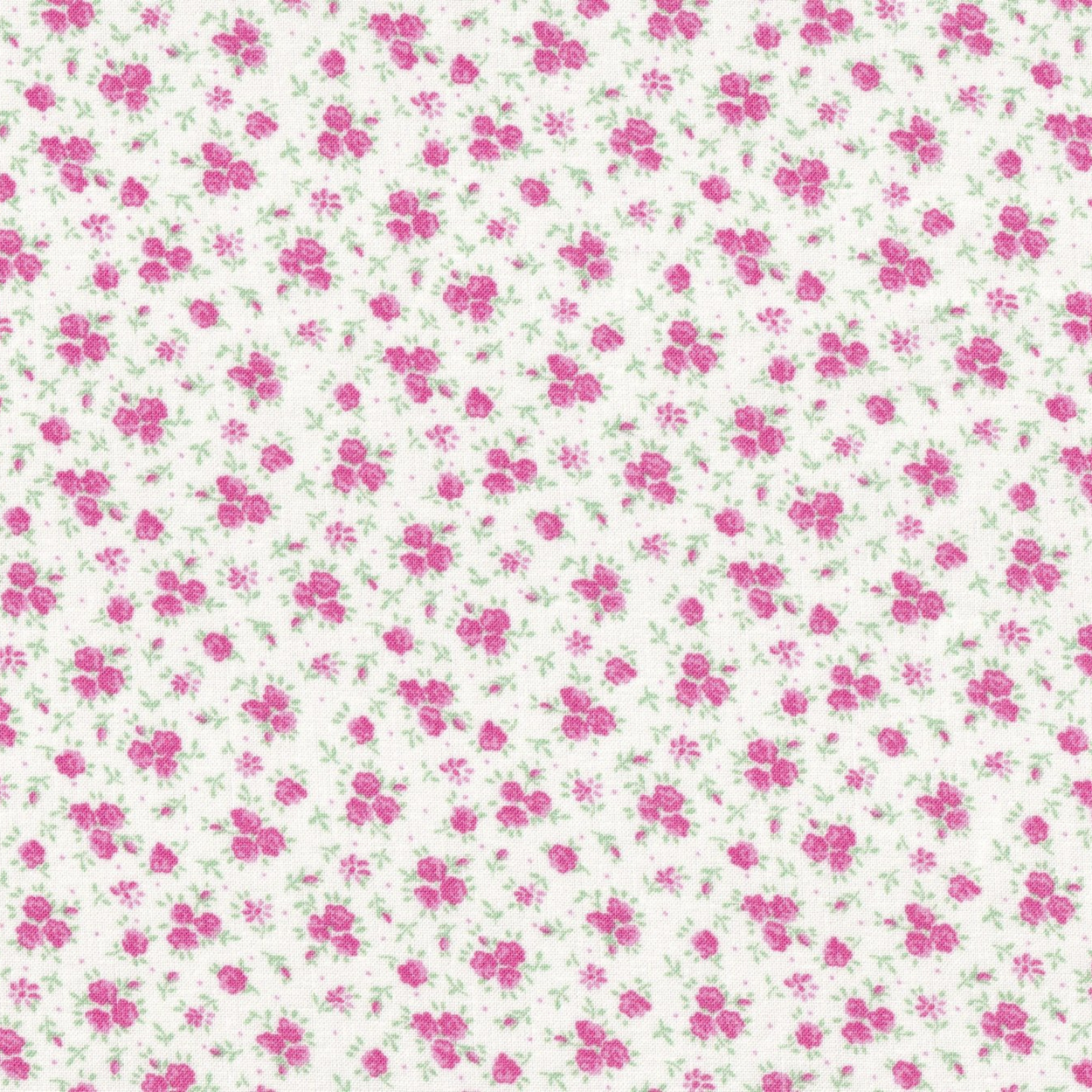 Wildflowers – Pink Floral Bouquets Fabric