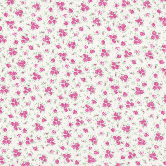 Wildflowers – Pink Floral Bouquets Fabric