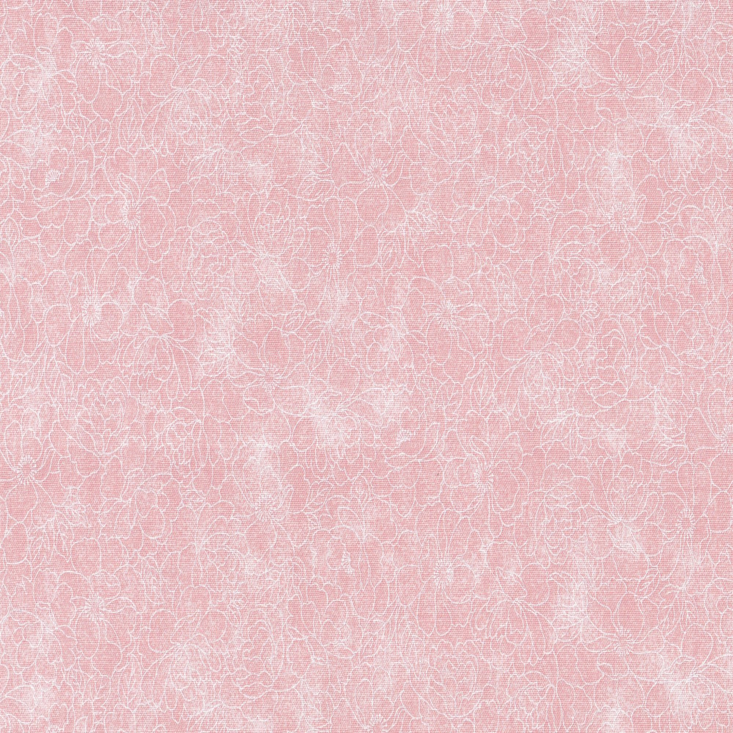 Peach Sundrenched Floral Blender Fabric